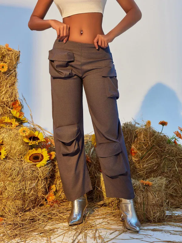 Leica Pockets Embellished Cargo Pants sold by Mew Mews