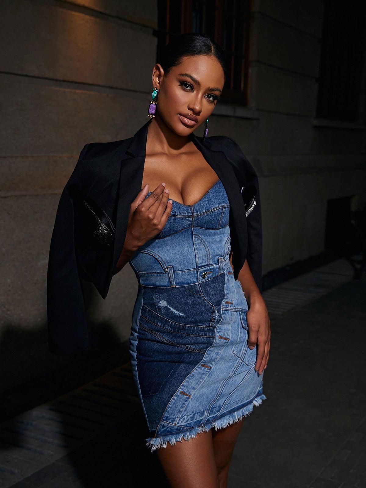 Atria Crystal Embellished Blazer sold by Mew Mews product image thumbnail 5