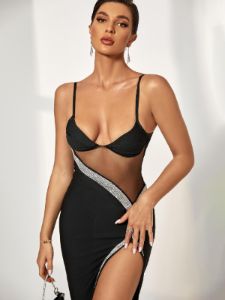 Doloras Crystal Embellished Bandage Dress sold by Mew Mews