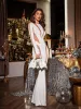 Ismay Long Sleeve Mesh Bodycon Maxi Dress In White sold by Mew Mews
