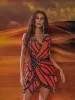 Vega Butterfly Sequin Pearl Mini Dress sold by Mew Mews