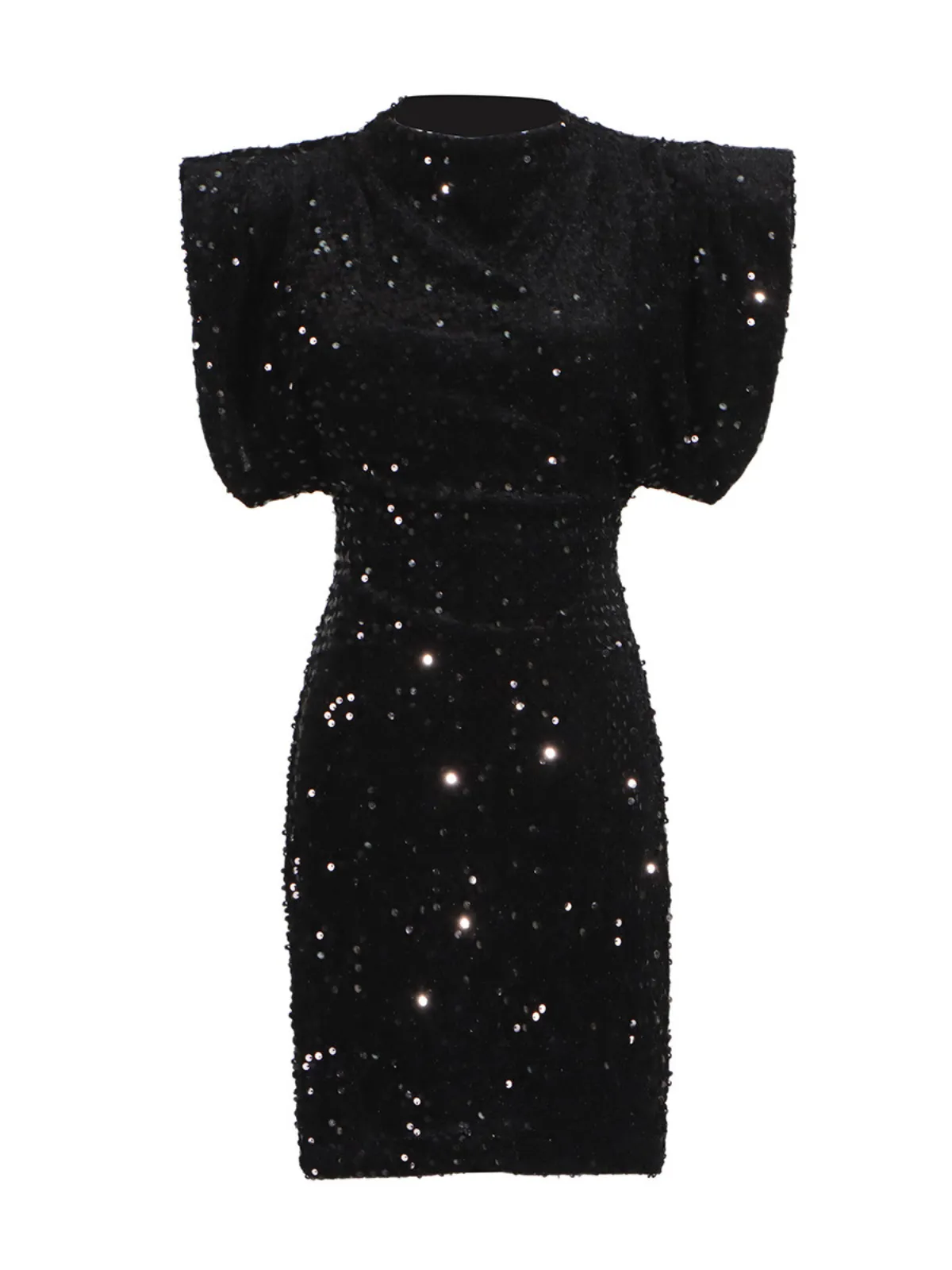 Matisse Shoulder Pad Sequin Mini Dress sold by Mew Mews product image thumbnail 4