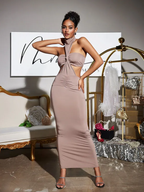 Crisoda Turtleneck Ruched Skirt Set sold by Mew Mews