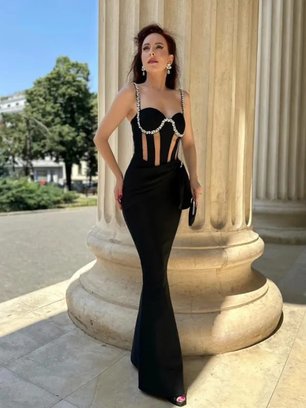 Aroa Crystal Mermaid Bandage Dress sold by Mew Mews