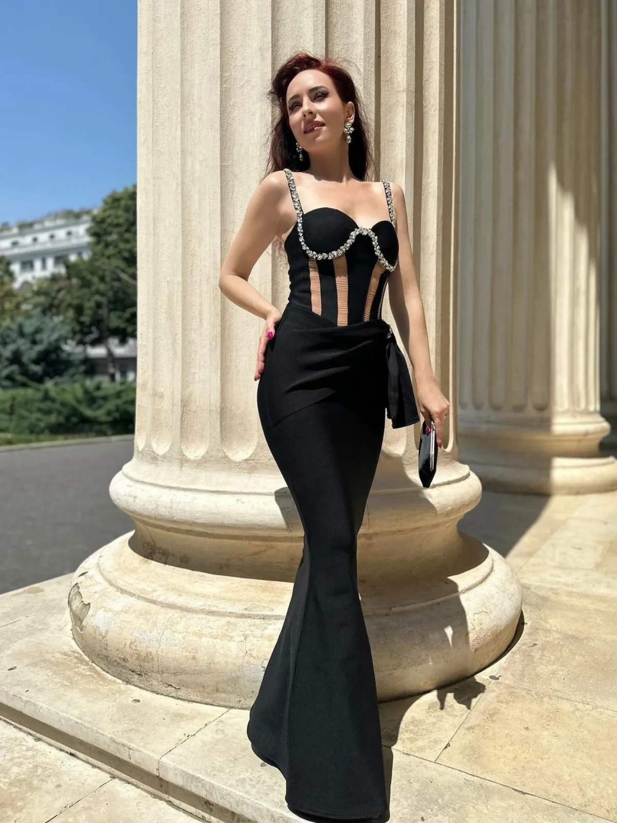 Aroa Crystal Mermaid Bandage Dress sold by Mew Mews product image thumbnail 2