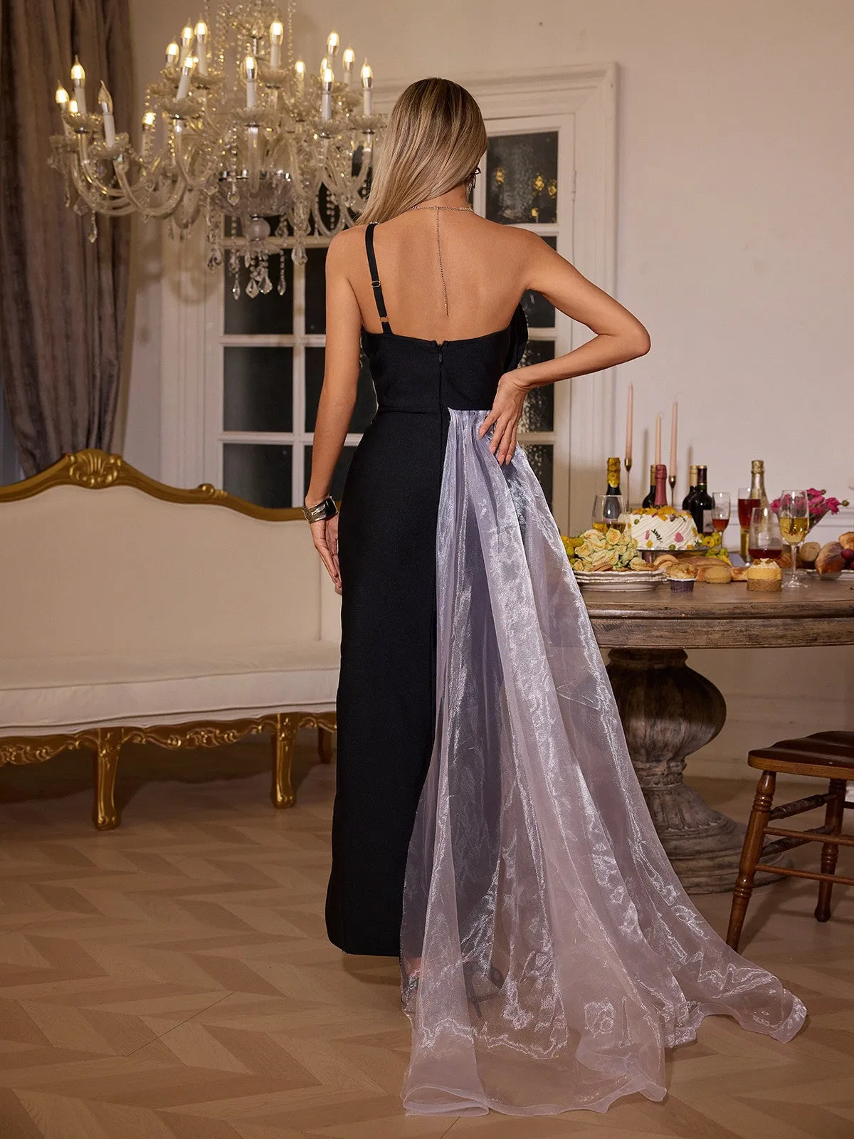 Tsanko Crystal Split Bandage Dress sold by Mew Mews product image thumbnail 2
