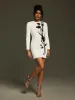 Atici Sequin Flower Mini Dress sold by Mew Mews