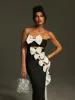 Santos Strapless Bow Cutout Bandage Dress sold by Mew Mews