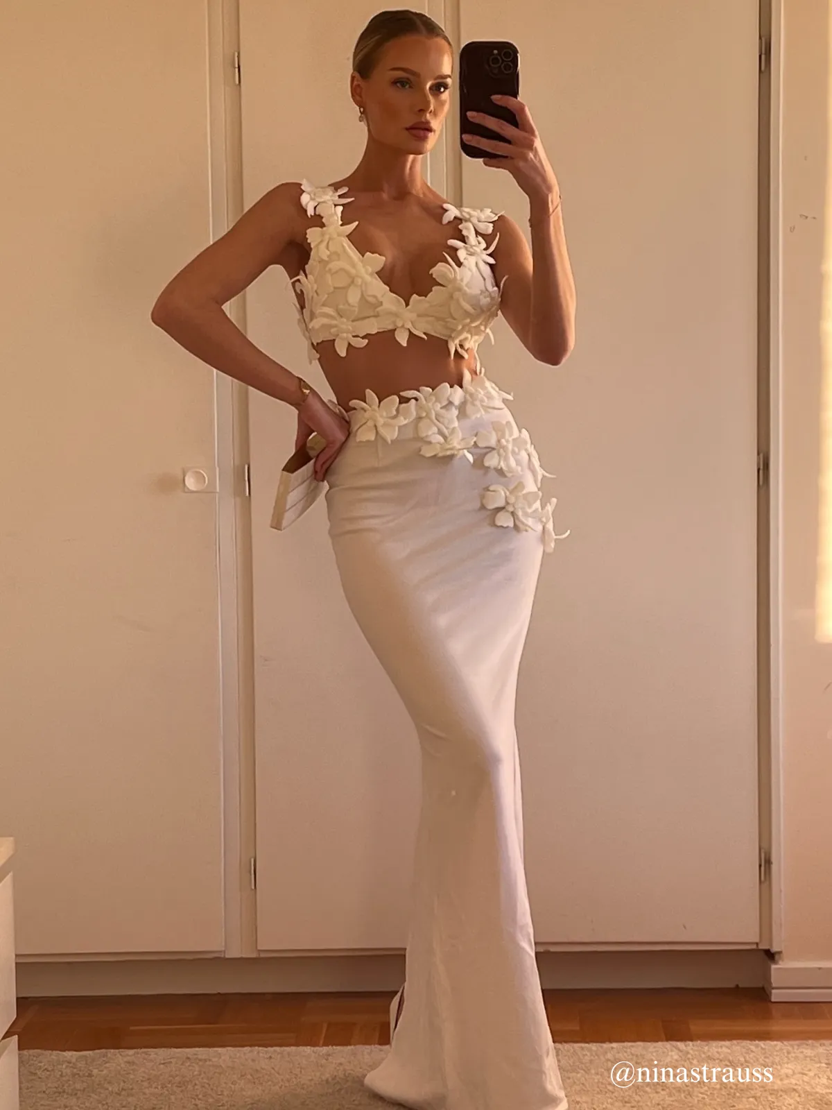 Ambrose Flower Skirt Set sold by Mew Mews product image thumbnail 3