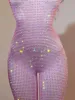 Chaylee Long Sleeve Rhinestone Jumpsuit sold by Mew Mews