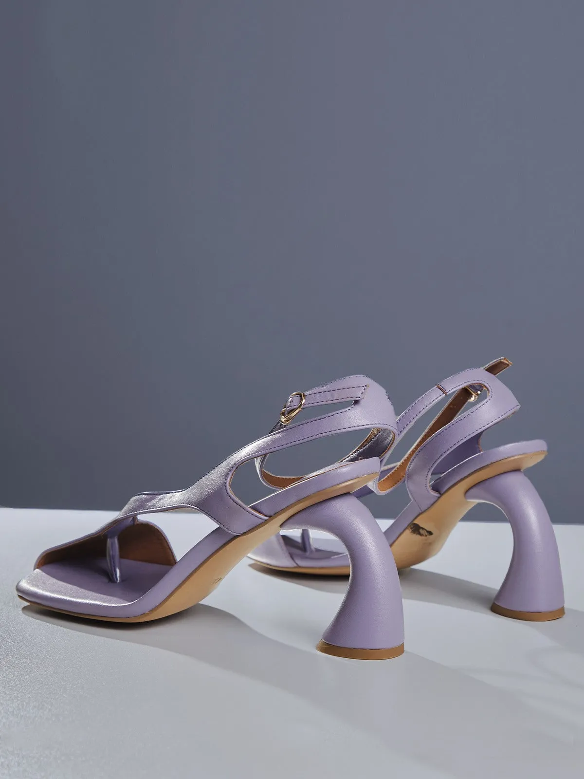 Addien Cutout Leather Heels sold by Mew Mews product image thumbnail 4