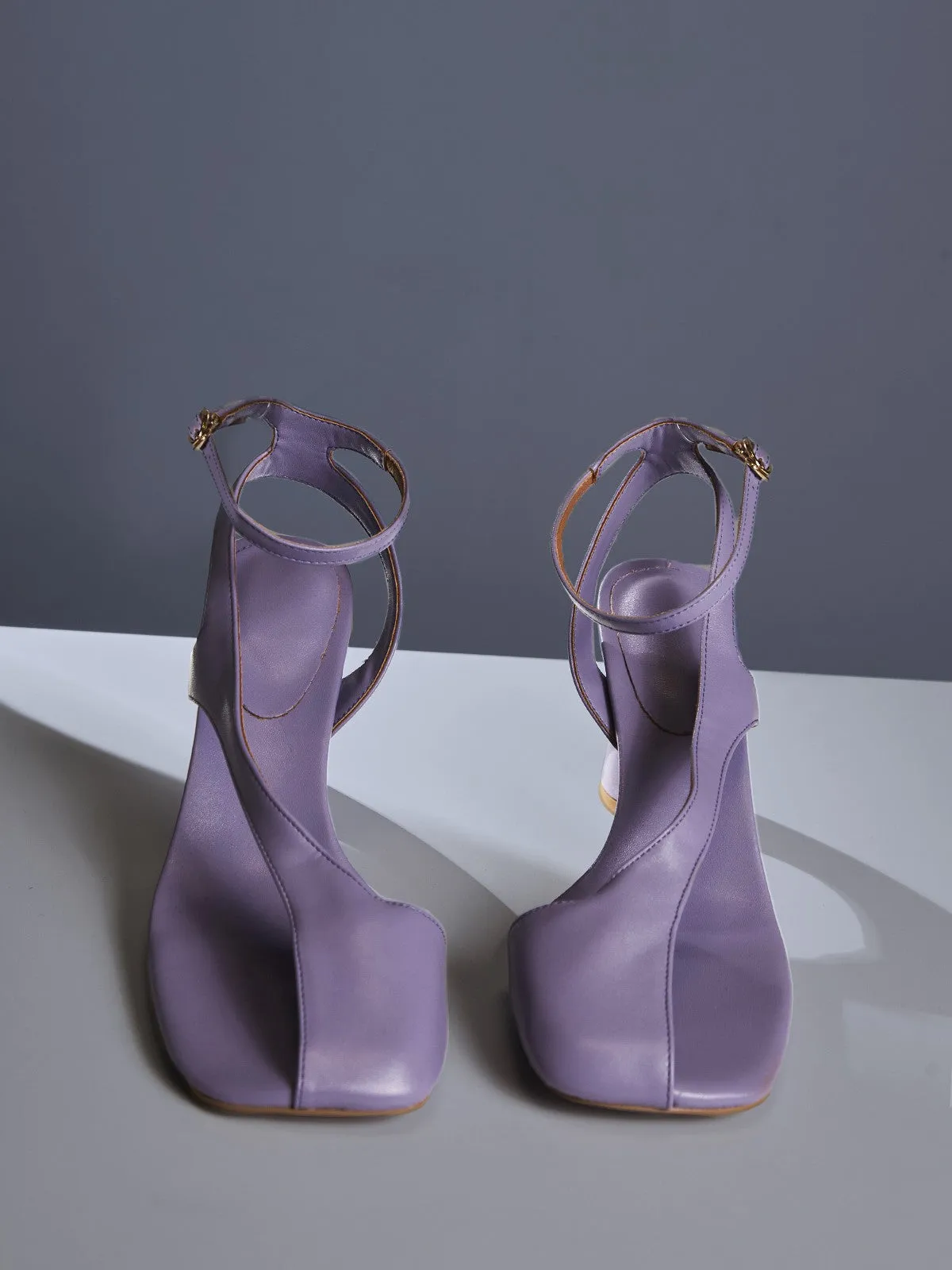 Addien Cutout Leather Heels sold by Mew Mews product image thumbnail 3