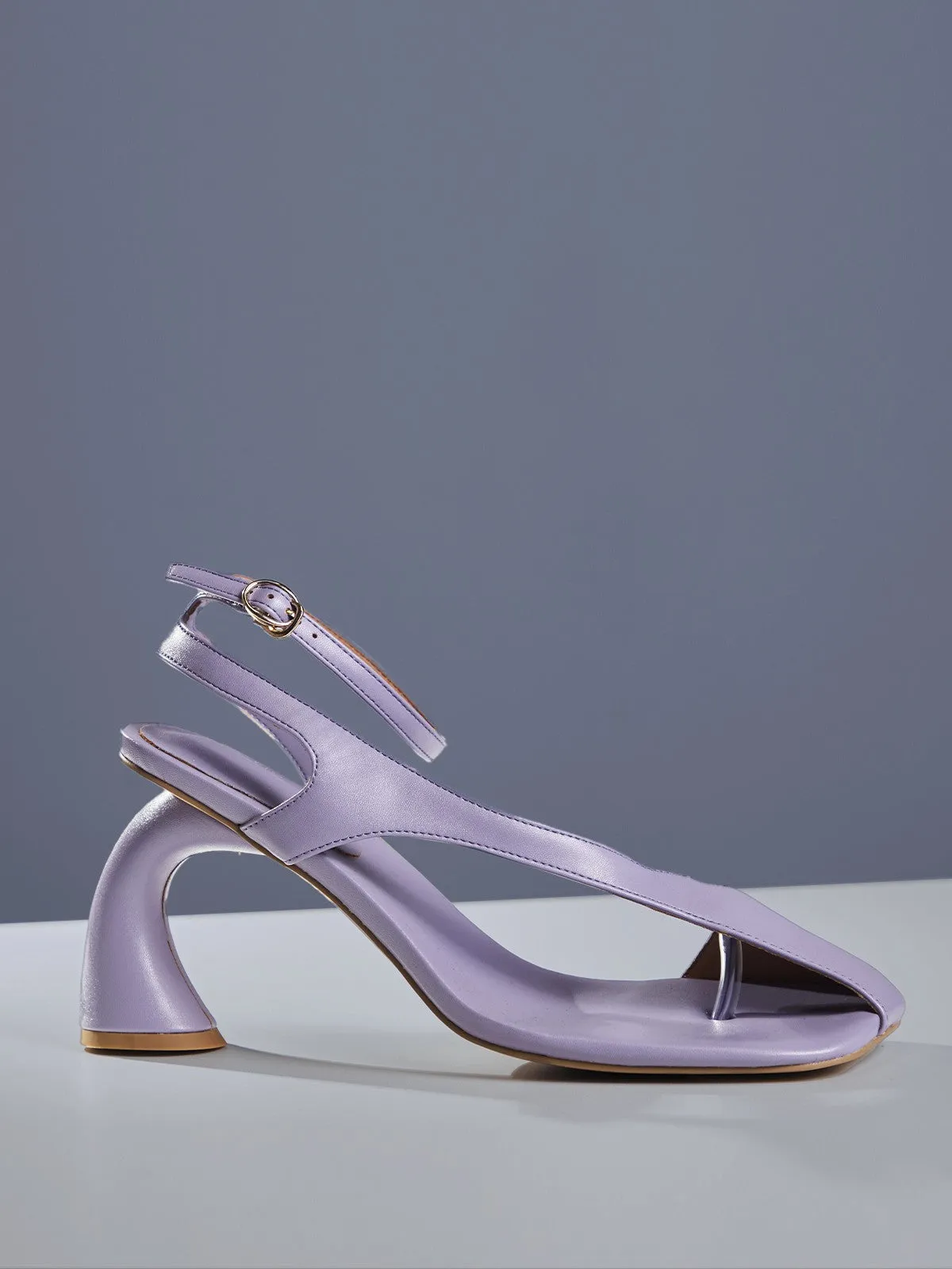 Addien Cutout Leather Heels sold by Mew Mews