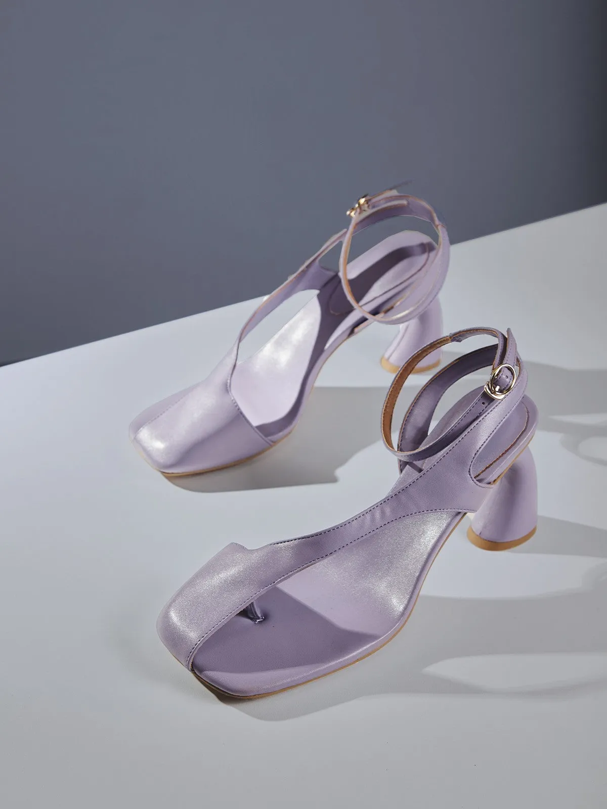 Addien Cutout Leather Heels sold by Mew Mews product image thumbnail 2