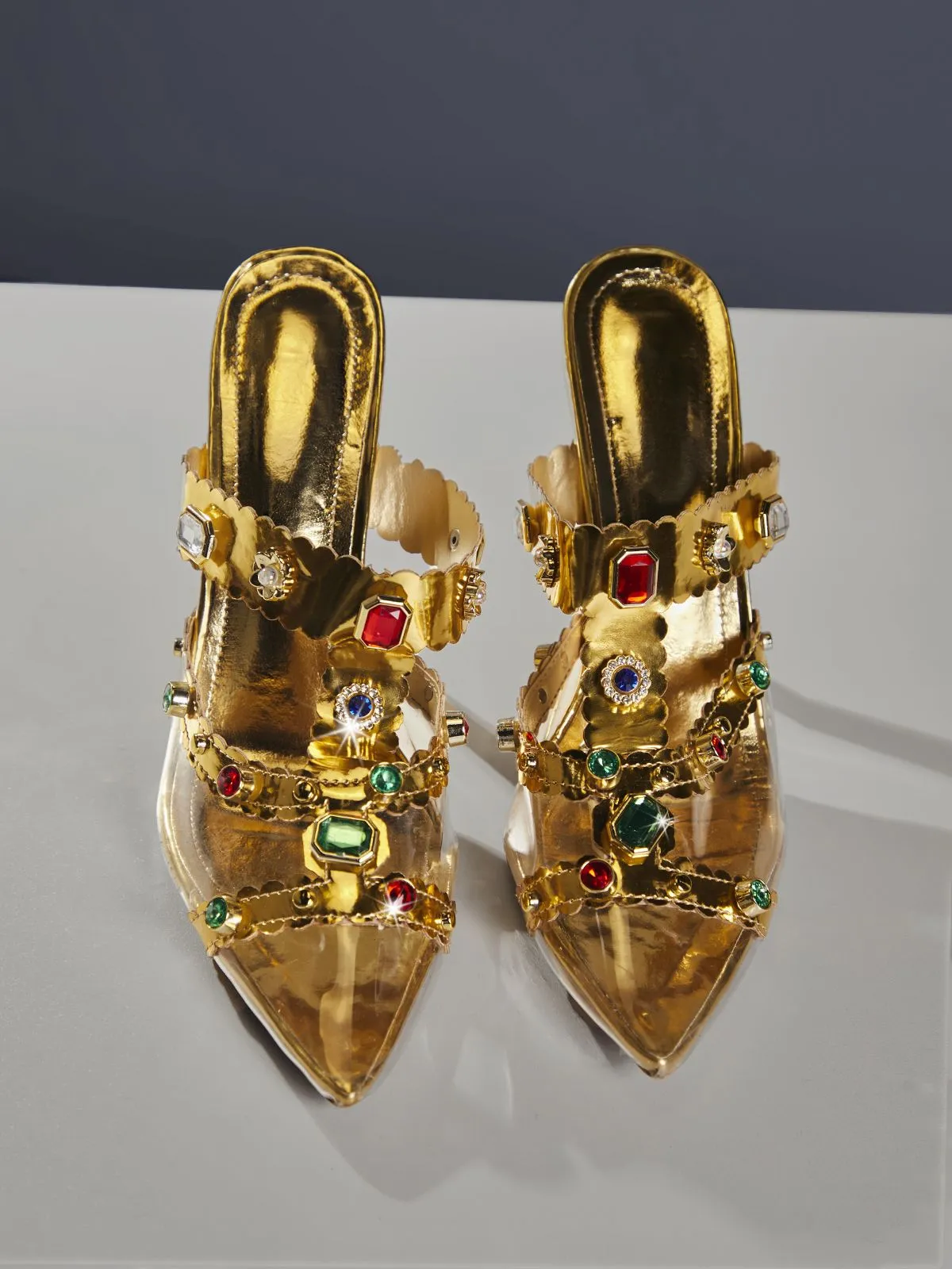 Adamma Rhinestone Sandals sold by Mew Mews product image thumbnail 3