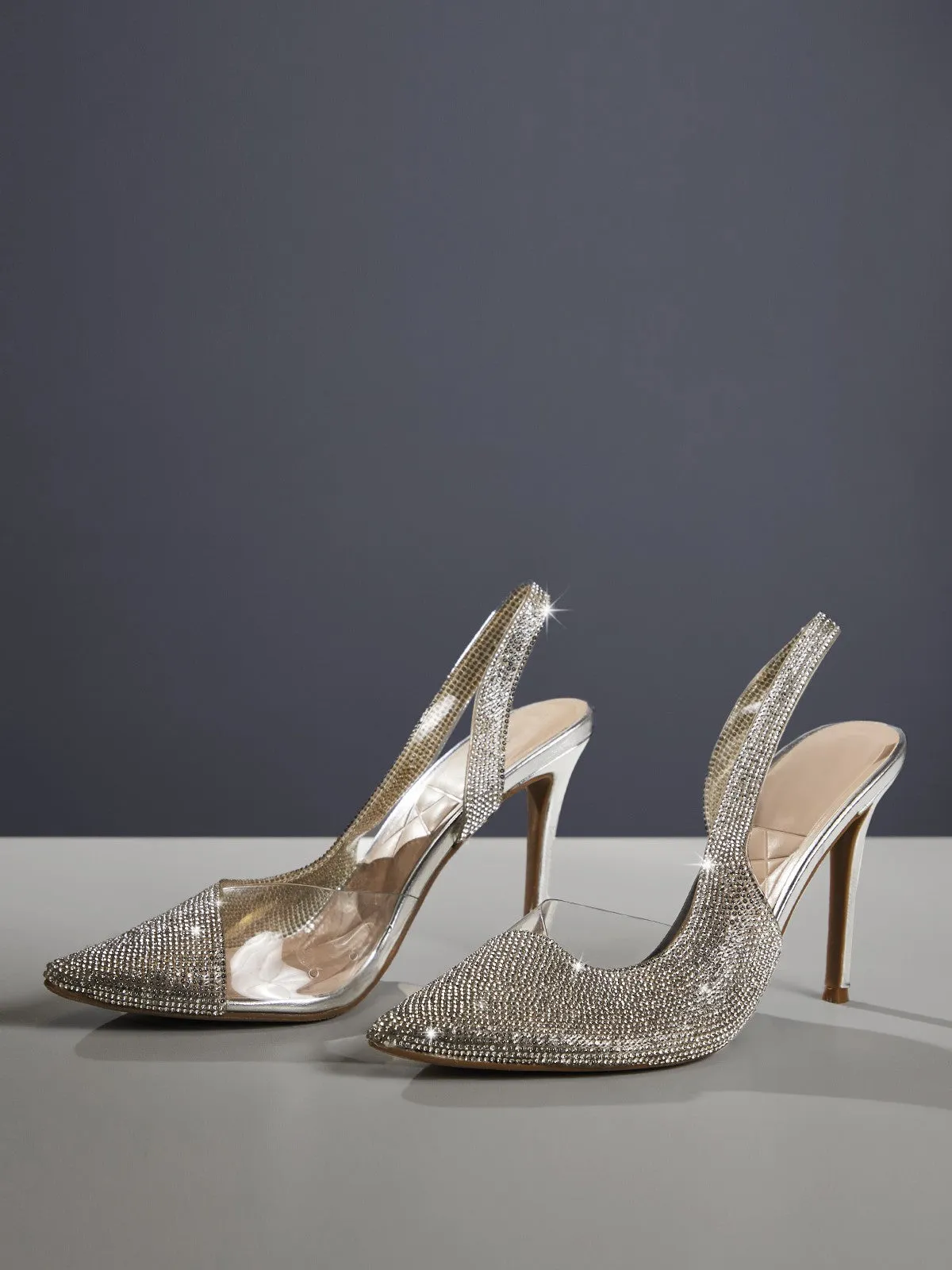 Adalira Crystal Heels sold by Mew Mews product image thumbnail 4