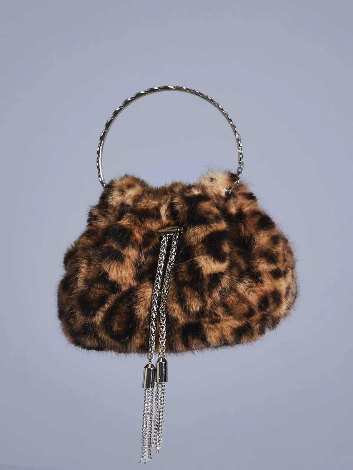 Adaja Leopard Faux Fur Bag sold by Mew Mews product image thumbnail 3
