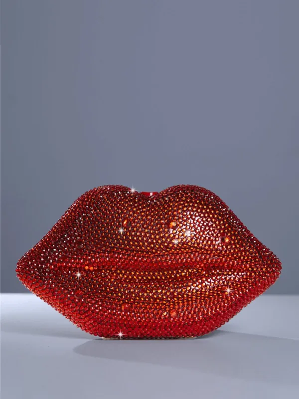 Adagio Flaming Red Lip Bag sold by Mew Mews