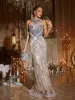 Geffrey Sequin Maxi Dress sold by Mew Mews
