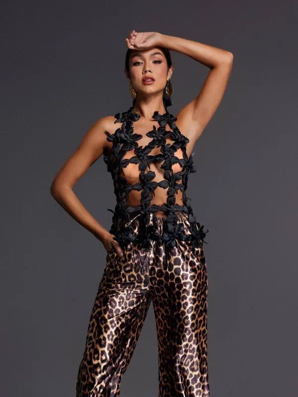 Emmott Flower Cutout Top sold by Mew Mews