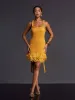 Emmot Halterneck Fringe Mini Dress sold by Mew Mews