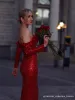 Catherynne Off Shoulder Flower Sequin Maxi Dress sold by Mew Mews