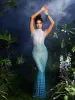 Jenji Seashell Rhinestone Maxi Dress sold by Mew Mews