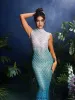 Jenji Seashell Rhinestone Maxi Dress sold by Mew Mews