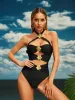 Bhavna Flower Swimwear Two Piece Set In Black sold by Mew Mews