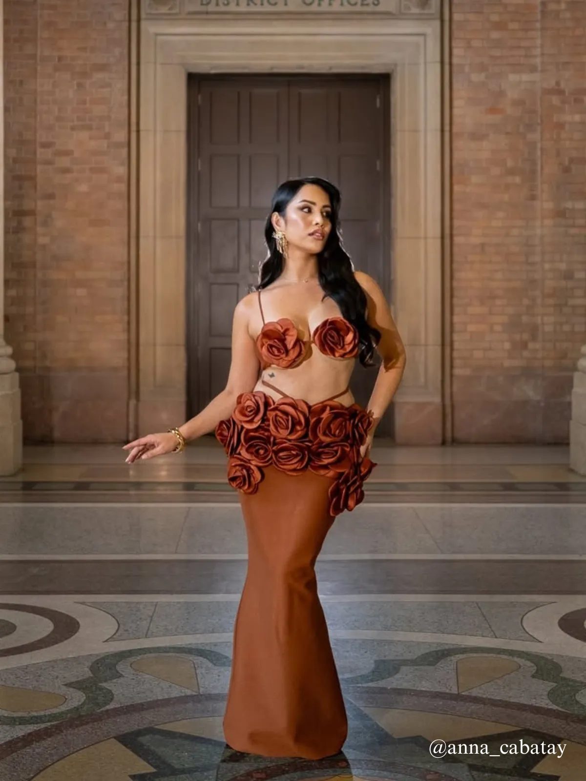 Irma Flower Bandage Skirt Set sold by Mew Mews