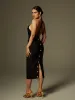Amyra Halterneck Bandage Midi Dress sold by Mew Mews