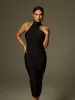 Amyra Halterneck Bandage Midi Dress sold by Mew Mews