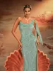 Aitor One Shoulder Sequin Maxi Dress sold by Mew Mews