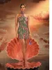 Jannik Halterneck Embellished Mesh Mini Dress sold by Mew Mews