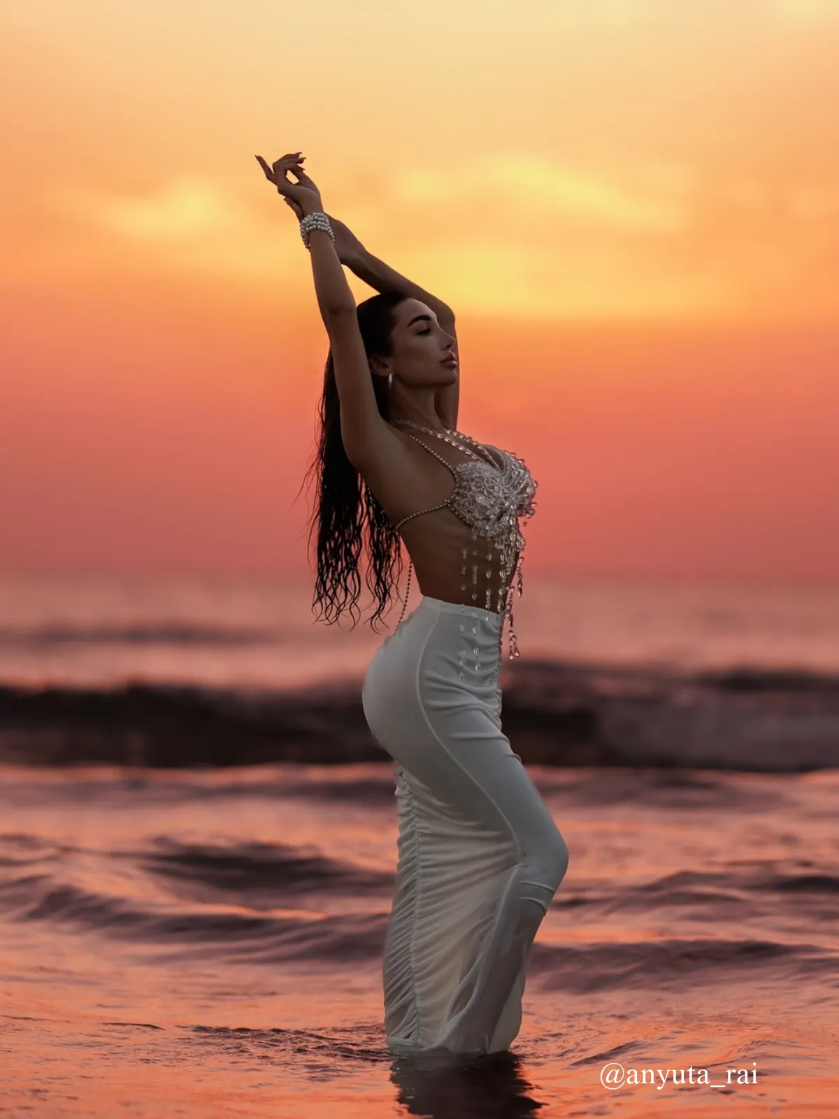 Didrika Fringe Gemstone Beaded Bralette sold by Mew Mews product image thumbnail 3