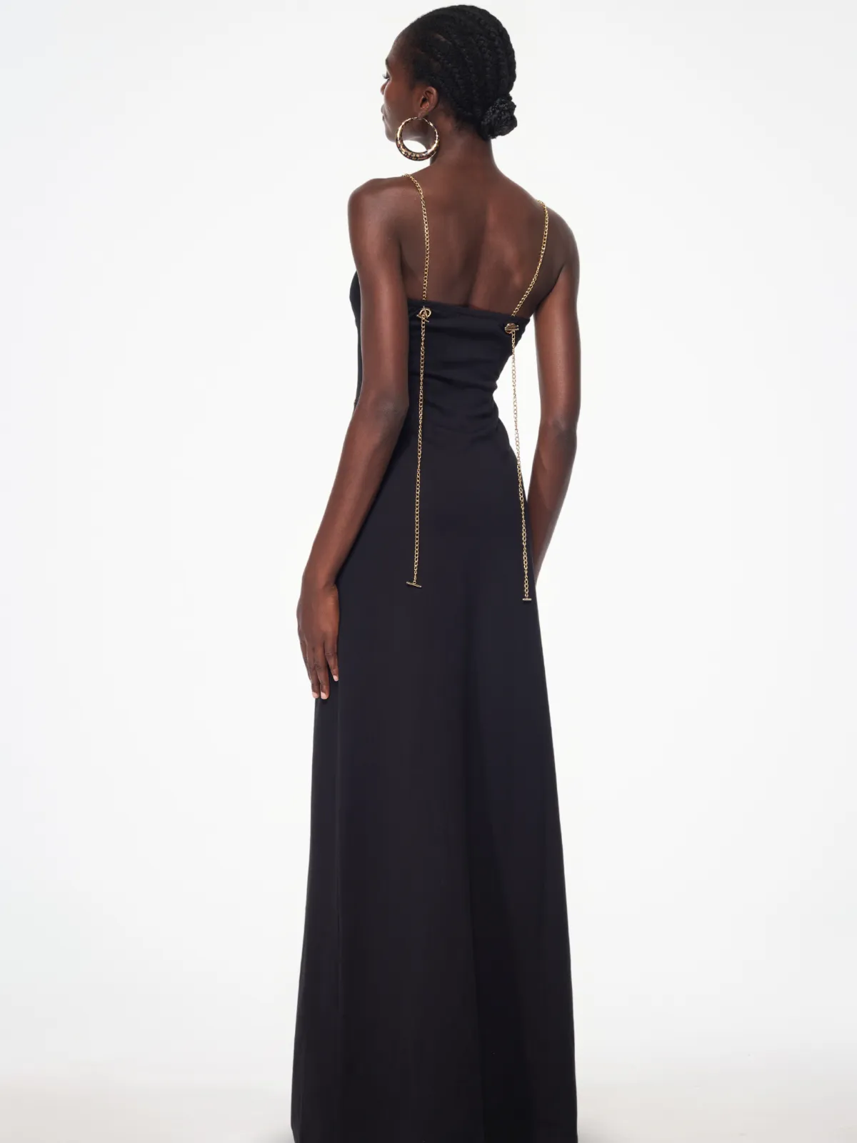 Ivana Spaghetti Cutout Split Maxi Dress sold by Mew Mews product image thumbnail 2