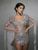 Laelric Fringe Sequin Mesh Mini Dress sold by Mew Mews