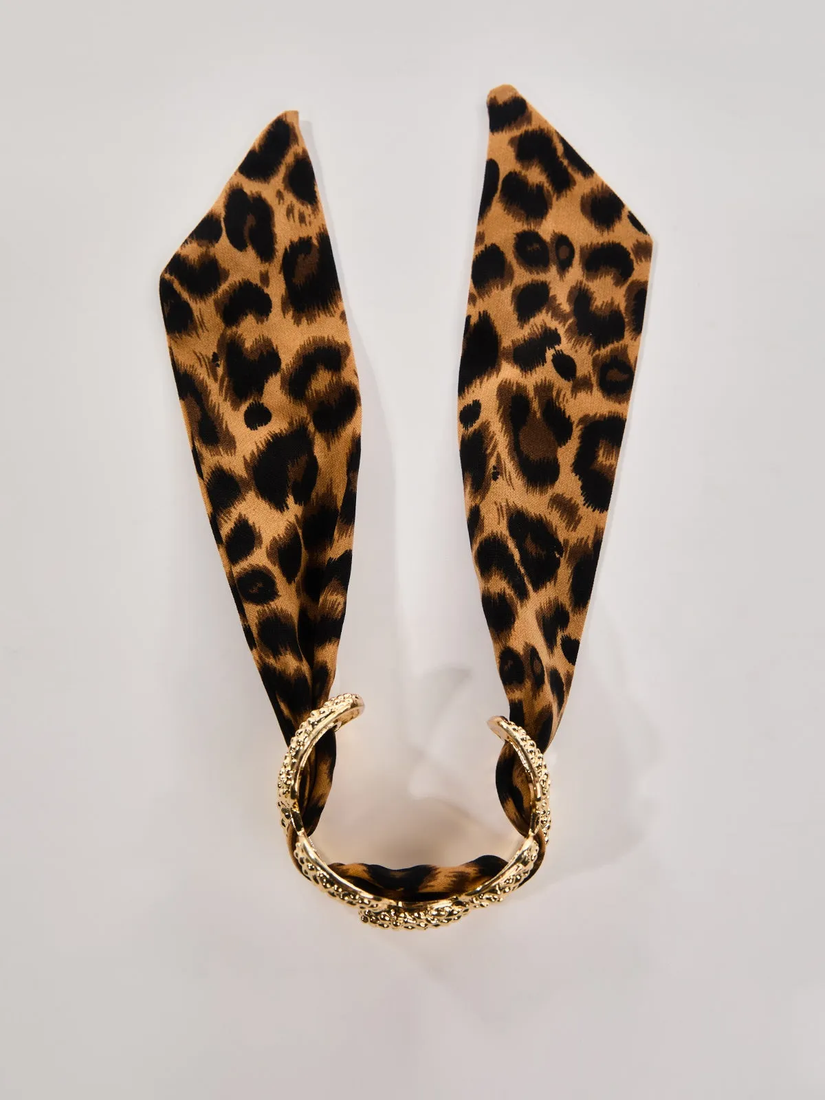 Oaelis Leopard Scarves Cuff Bracelet sold by Mew Mews product image thumbnail 3