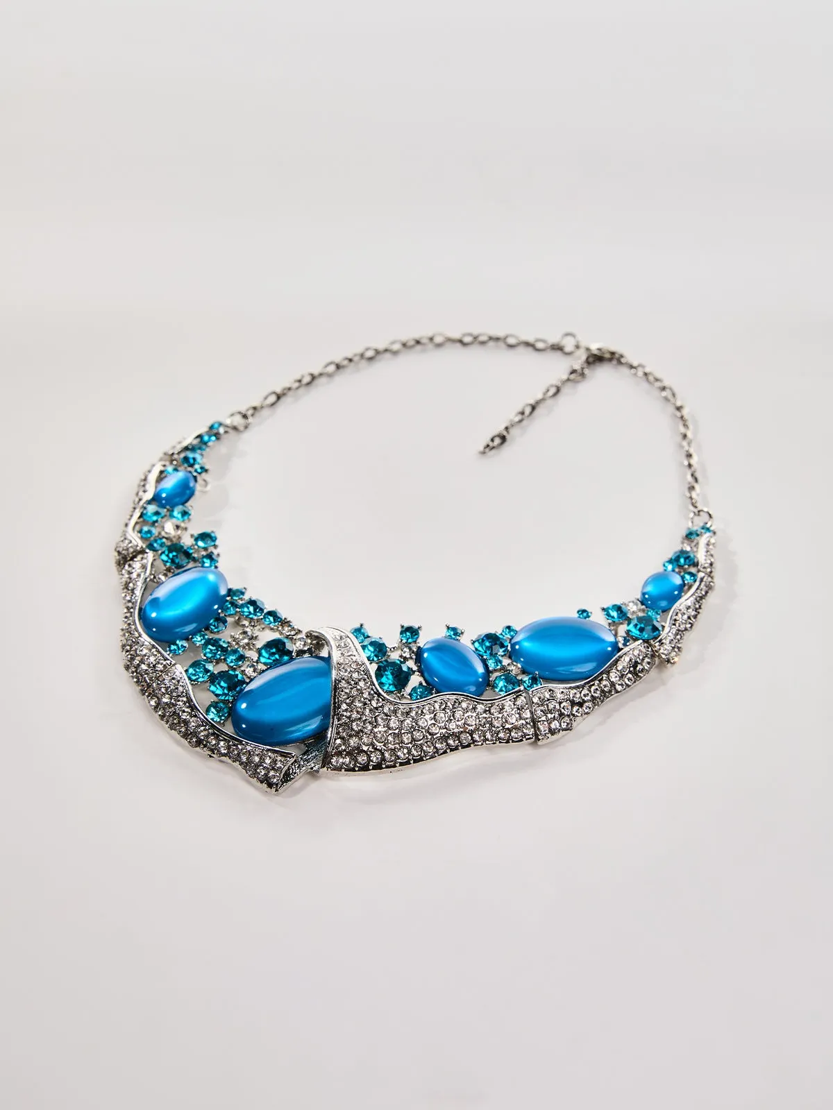 Oryndis Zircon Necklace In Blue sold by Mew Mews product image thumbnail 2