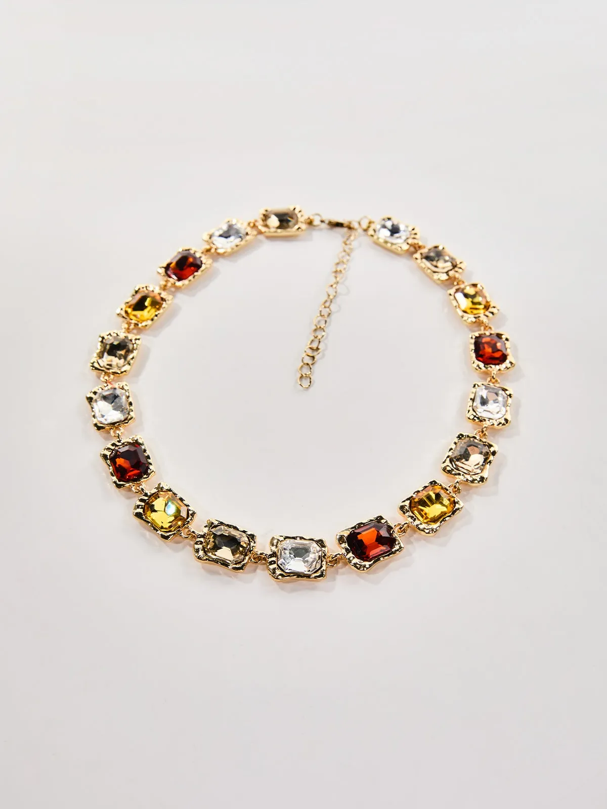 Oaelara Crystal Square Necklace Set sold by Mew Mews product image thumbnail 2