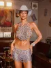 Mexar Halterneck Crystal Top sold by Mew Mews