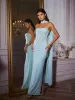 Qrythos Strapless Corset Maxi Dress sold by Mew Mews