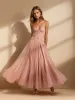Qexara Strapless Lace Mesh Maxi Dress sold by Mew Mews