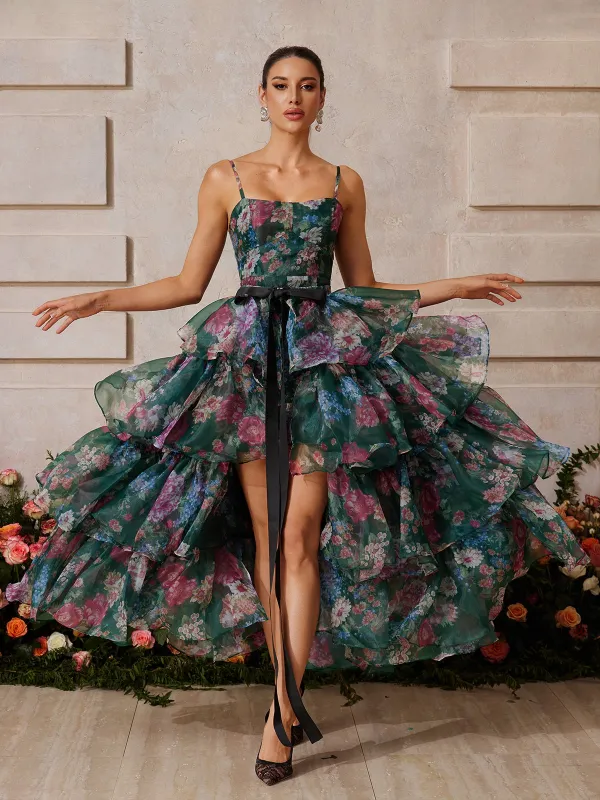 Rhyveth Spaghetti Floral Printed Skirt Set sold by Mew Mews