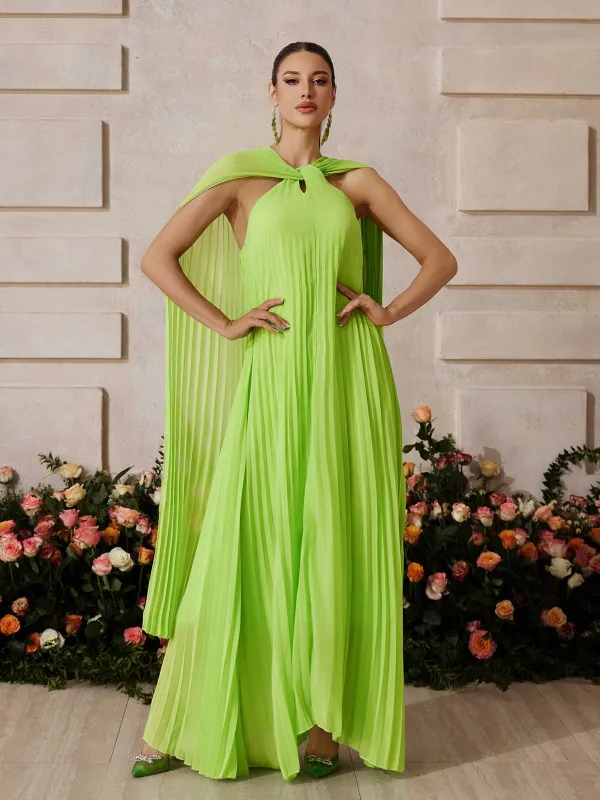 Xexmir Sleeveless Draped Maxi Dress sold by Mew Mews