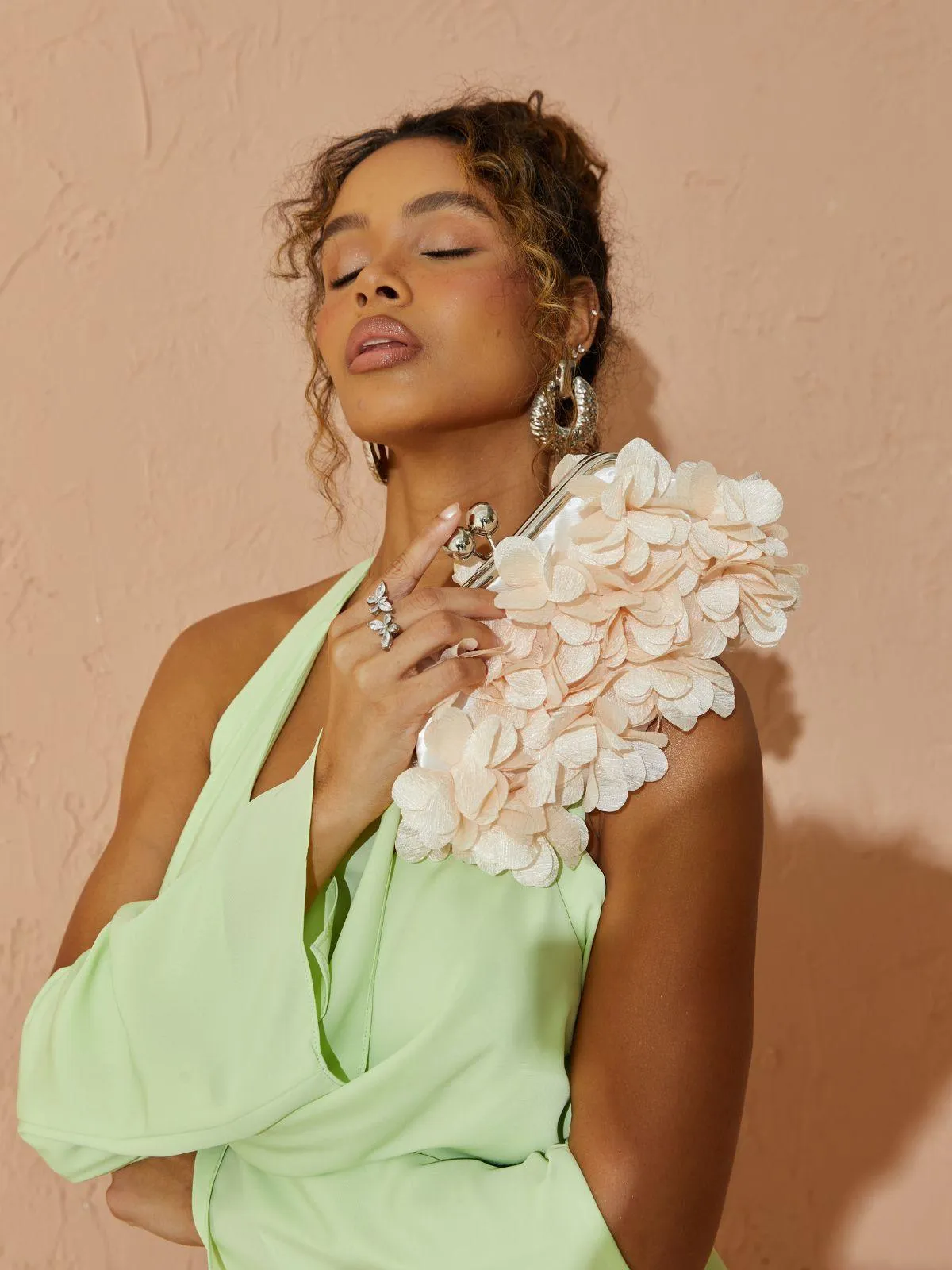 Ettore Petal Clutch sold by Mew Mews product image thumbnail 4