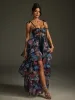 Nalima Floral Printed Skirt Set In Black sold by Mew Mews