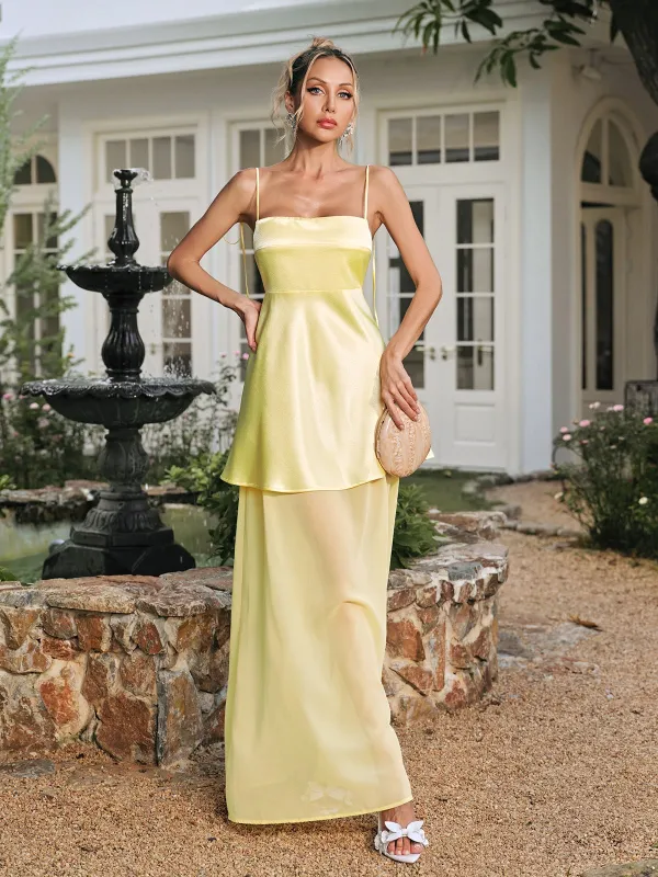 Vaeltrix Spaghetti Mesh Maxi Dress sold by Mew Mews