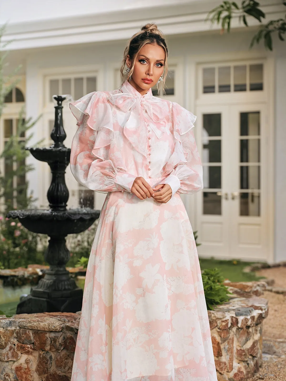 Ridhi Floral Printed Skirt Set sold by Mew Mews product image thumbnail 2