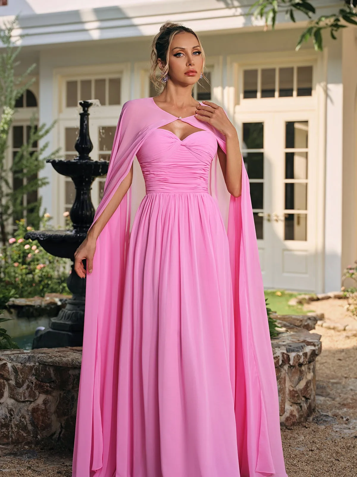 Saelyx Strapless Ruched Mesh Cape Set sold by Mew Mews product image thumbnail 5